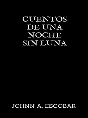 cover image of Cuentos de una noche sin luna